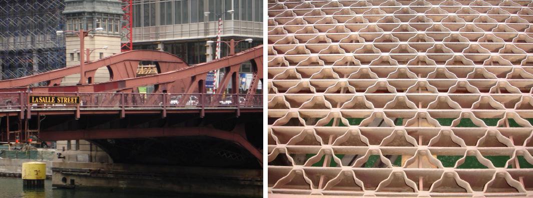LaSalle Street Bridge Riveted Bridge Deck Sample